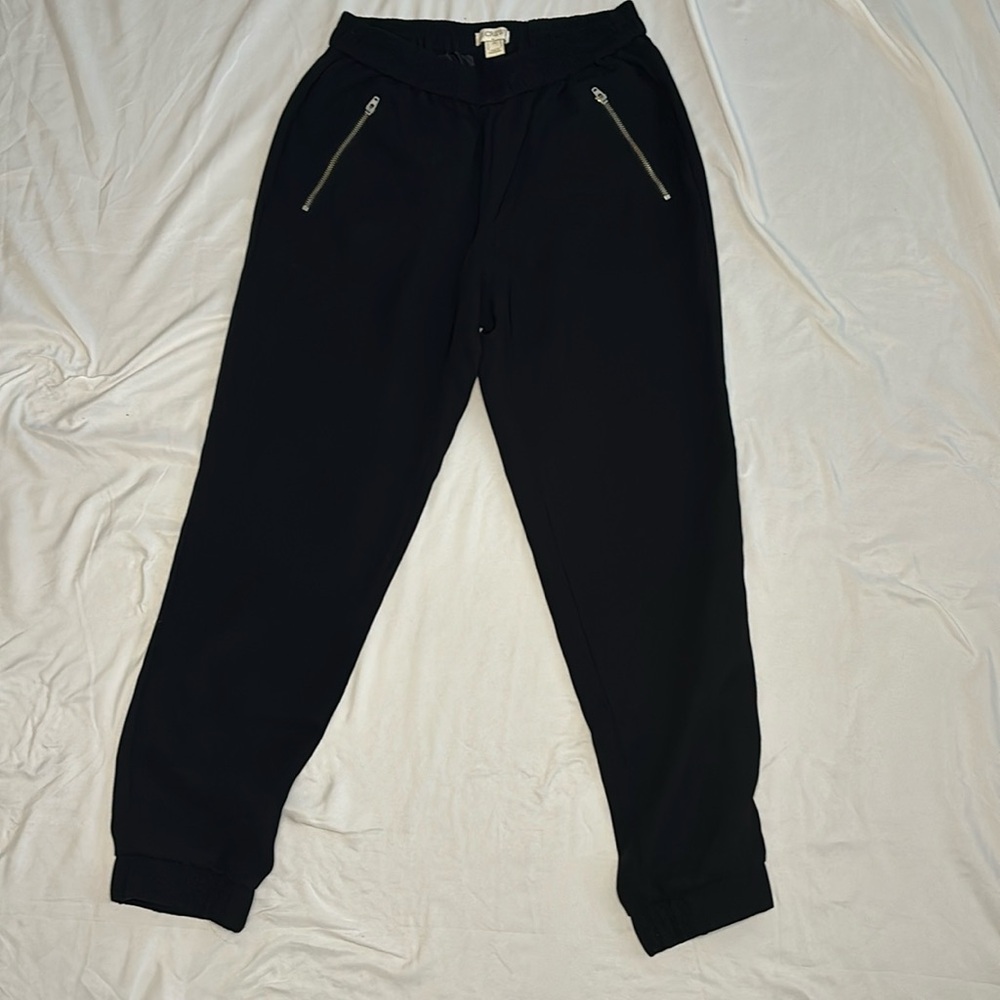 J. Crew jogger style trouser black size 00